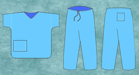 scrub-suit